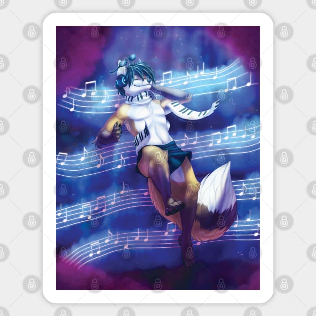 Musical Space Sticker by Temrin